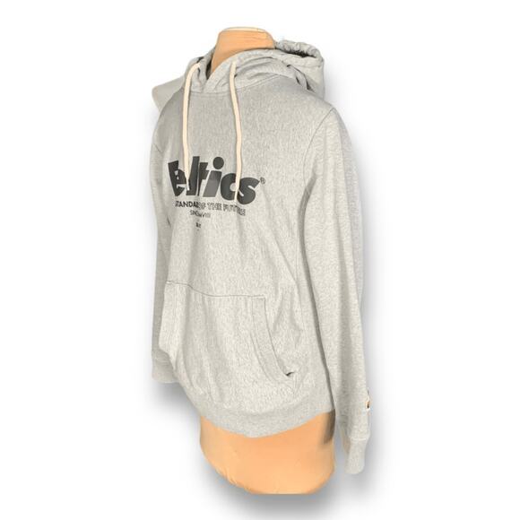 Feltics Gray Hoodie Sweatshirt Korean Streetwear New Standard Graphic Pullover - Picture 2 of 10